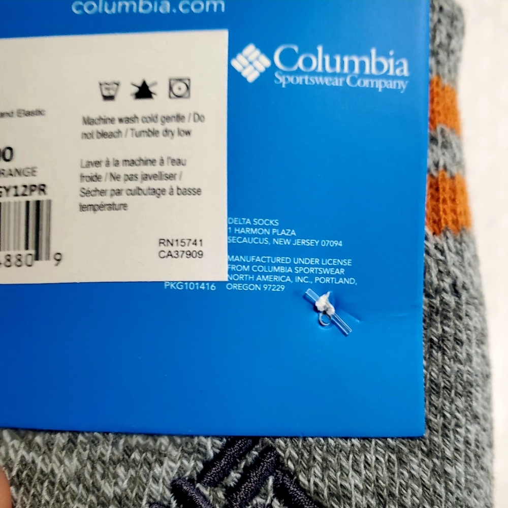 Columbia Men's  Thermal  Fleece  Crew  Socks - Picture 9 of 10